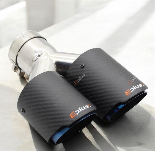 Échappement Double Sortie Carbon Fibre EPLUS