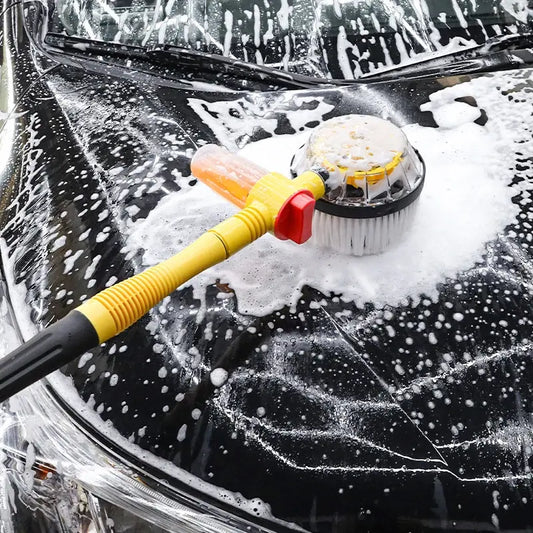 Kit de Brosse de Lavage de Voiture Rotatif à 360°